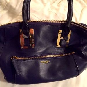 Henri Bendel blue bag